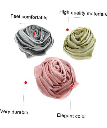 Shop Housoutil 3pcs Rose Bath Balls - Natural Body Sponge & Shower Scrubber | Bubble Maker & Back Scrubber for Luxurious Bathing Experience - Buy Online on GoSupps.com