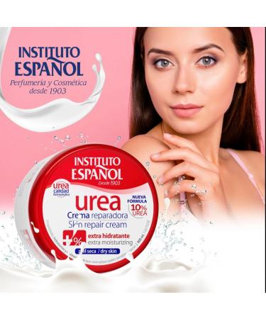 Instituto Espanol Urea Advanced Repair Cream Urea Dry Skin Body Cream Face Cream Hand Cream Body Cream 2x400ml - Buy Online on GoSupps.com