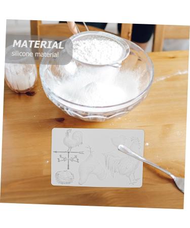 STOBOK Cock Mold Silicone Molds Candies Chocolates Candy Chocolate Making Mold Tools Handmade Rooster Craft Supple Fondant Molds DIY Baking Mould DIY Chocolate Fudge Aldult Silica Gel - Buy Online on GoSupps.com