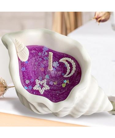 Handmade Conch Candle - Natural Scented Aromatherapy Decor | 4-6h Burn Time | Marine Fragrance | Perfect Gift for Women - Buy Online on GoSupps.com