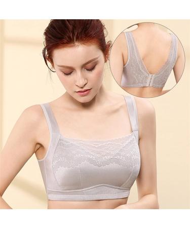 Mastectomy Silicone Breast Prosthesis for Women - Post-Operative BHS Sexy Pointed Bralette with Complete Cover & Bags - XL Gray - International Shipping Available - Buy Online on GoSupps.com