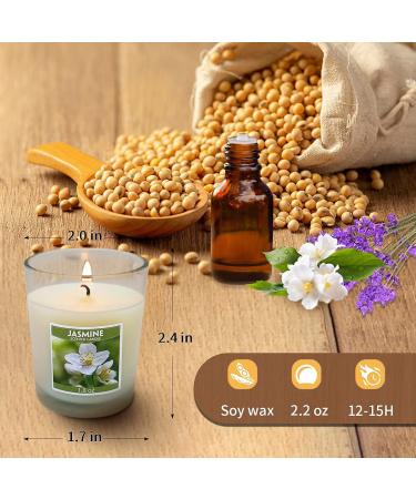 Scented Soy Wax Votive Candles Set - 20 Packs, 10 Fragrances - Perfect for Parties, Dinners, Yoga, and Gifts - 1.8oz Multi-Colored Glass Candles - Buy Online on GoSupps.com