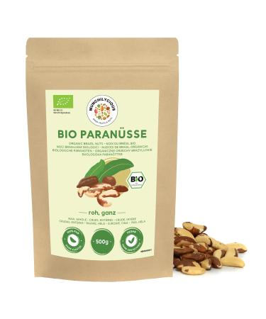 Bio 500g paranes from Munchilycious Raw Paranus Kernels Nuts Snacks Keto Perfect for muesli shells smoothie bowl or porridge 500 gr - Buy Online on GoSupps.com