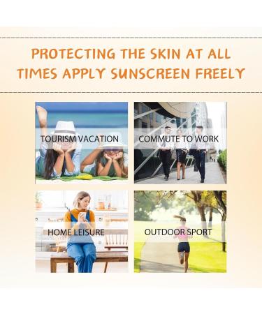 IZBEAUVO Sunscreen Lotion Spf 50 Face Moisturiser Ultra Light UV Protection Sun Cream Sun Cream SPF 50+ PA++++ Travel Sunscreen Lotion Waterproof & Sweatproof - Buy Online on GoSupps.com