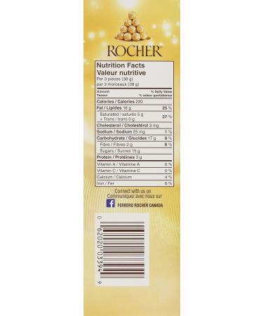 Rocher Ferrero T3 Chocolate(12X37.5) Gram 450 Grams - Buy Online on GoSupps.com
