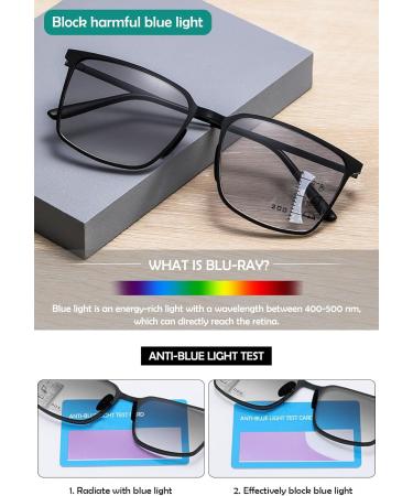 Buy Koosufa Progressive Reading Glasses | Multifocus Sun Reading Glasses with UV Protection & Blue Light Filter | Men's Large Metal Sunglasses - Various Strengths Available - Buy Online on GoSupps.com