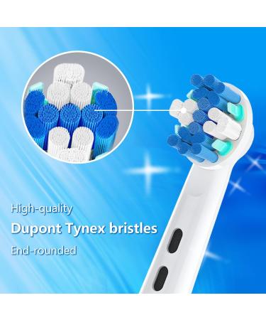 Deep Clean Replacement Toothbrush Heads for Braun Electric Toothbrushes - Compatible with Oral B Pro 100-7000 (4 Count) - Buy Online on GoSupps.com