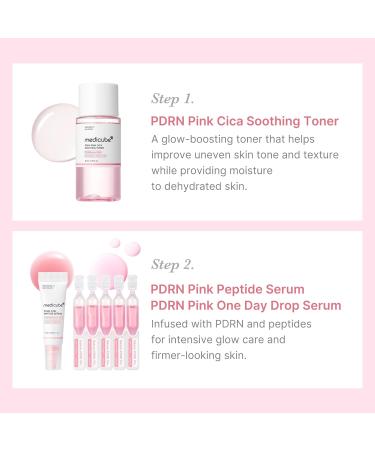 medicube Salmon DNA PDRN Trial Kit | Glass Glow Mini Skincare Set with Toner Serum & Sheet Mask for Hydrating Firming Moisturizing |Gift & Travel Essentials for Women & Girls | Korean Skincare - Buy Online on GoSupps.com