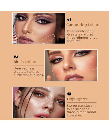  Xiaoxin 3-in-1 Highlighter Contouring Pen: Concealer stick for eyes cheeks and lips covers small blemishes and spots dark circles acne marks spots scars and more. - Buy Online on GoSupps.com