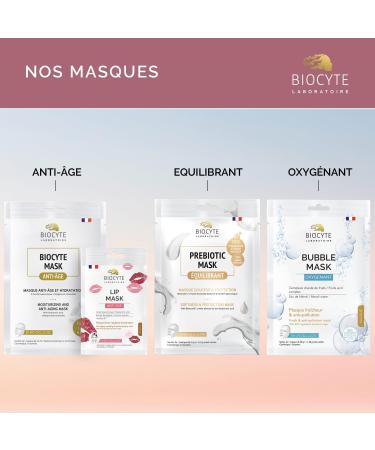 BIOCYTE Cucumber Mask - Purifying Face Mask - Anti-Imperfections Face Care - Based on Cucumber Tea Tree Matmarine Lyocellulose - Sachet of 1 Mask of 20 g - Buy Online on GoSupps.com