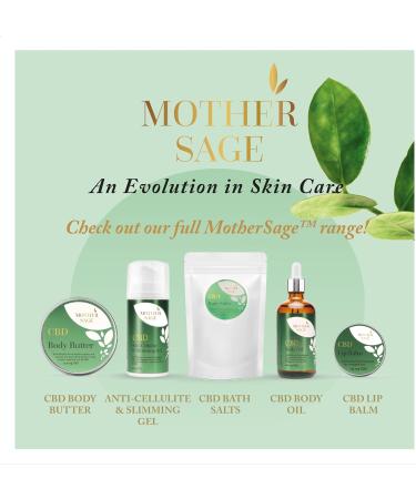 MotherSage CBD Lip Balm - Intensive Hydration and Healing for Dry Chapped Lips with 75mg CBD Shea Butter and Natural Oils | Vegan Cruelty Free THC Free | 15ml - Buy Online on GoSupps.com