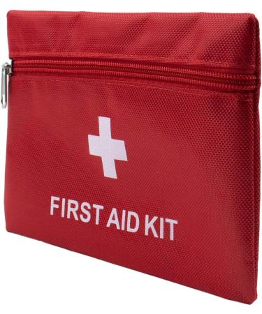 AUEAR 5 Pack Empty Red First Aid Kit Pouch Bag for Travel, Outdoor and Car Emergencies - Buy Online on GoSupps.com