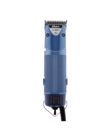 Oster A5 Hair Clippers for Dog, Cat, and Pet Grooming with 2 Speed Settings and Detachable Blade, Blue