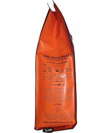 Grumpy Mule Organic Peru Caf Femenino Whole Coffee Beans 227g - Dark Chocolate, Cocoa & Citrus Flavors - Buy Online on GoSupps.com