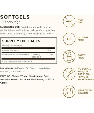 SOLGAR Vitamin B D & C Bundle: B-Complex 100" 100 Capsules + D3 (Cholecalciferol) 250 MCG (10 000 IU) 120 Softgels + C 1000 mg 250 Count - Buy Online on GoSupps.com