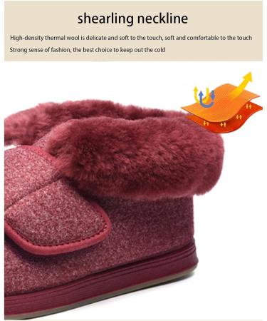 KXSM Diabetic Orthopedic Slippers - Memory Foam with Plush Fleece Lining | Anti-Slip Sole for Elderly Men and Women | Size 45 Black - Buy Online on GoSupps.com