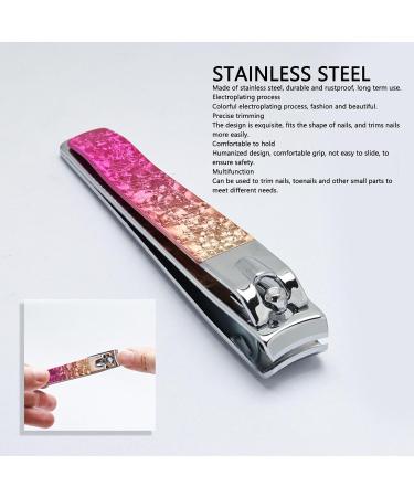 Stainless Steel Nail Clippers Nail Cutter Precise Trimming Comfortable Grip Multifunctional Tool for Fingernail and Toenail - Buy Online on GoSupps.com