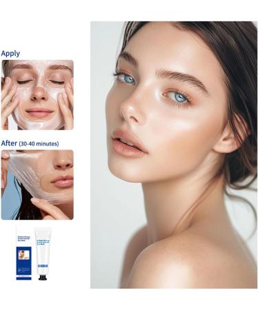 Peel off mask Skin Moisturizer Gel Fast Absorption Mask for Night Adults Women Beauty Skin Care Daily Use Improve Moisture Lock Formulated - Buy Online on GoSupps.com
