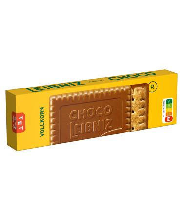 Leibniz Choco whole grain 12 pack crispy whole grain biscuit embedded in delicate milk chocolate large packing as a supply or for sale (12 x 125 g) choco cocoa 125 g (12 pack)