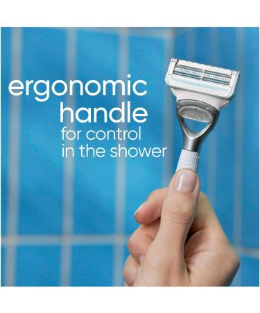 Gillette Venus Women's Razor Bundle for Pubic Hair - Includes 2 Blade Refills, 2-in-1 Shave Gel/Cleanser 190ml - PH Balanced for Skin Health - Buy Online on GoSupps.com