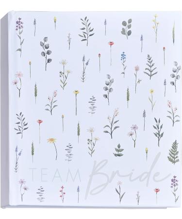 Shop Ginger Ray Floral Team Bride Photo Album - 16 Photo Pages & Guest Book for Hen Parties | International Shipping - Buy Online on GoSupps.com
