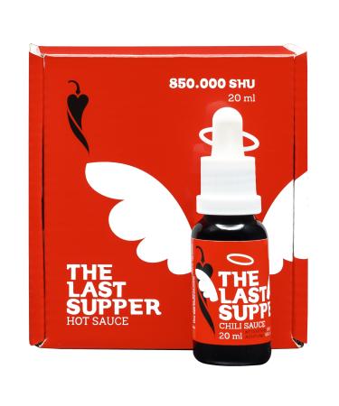 I LOVE SPICY The Last Supper Hot Chili Trinidad Sauce 20 ml, Laboratory Measured 850,000 SHU, Scorpion Moruga and 70% Capsaic