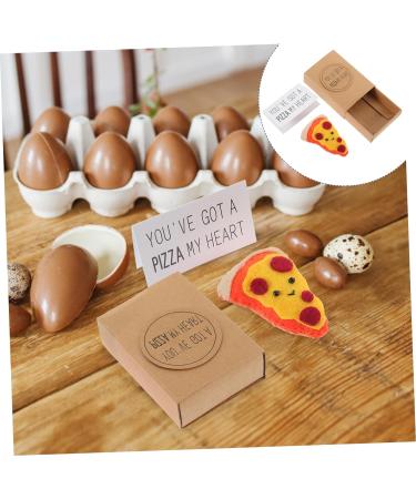 RUNROTOO Box Christmas Stocking Stuffers Festival Gift Christmas Goody Bag Filler Gifts for Stocking Stuffers The Gift Toys Friends Present Non-woven Fabric Small Toy Pizza - Buy Online on GoSupps.com