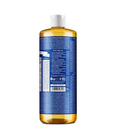 Hemp Peppermint Pure Castile Oil - Organic 25 oz | Vegan Non-GMO Multi-Purpose Soap for Face Body Hair Laundry & Pets | Eco-Friendly Refreshing Clean - Buy Online on GoSupps.com