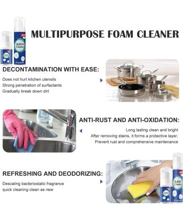 Homenpetz Cleaning Pots Spray Foaming Heavy Oil Stain Cleaner Reshline Foam Cleaner All Purpose Bubble Cleaner Foam Spray (100ML 3Pcs) - Buy Online on GoSupps.com