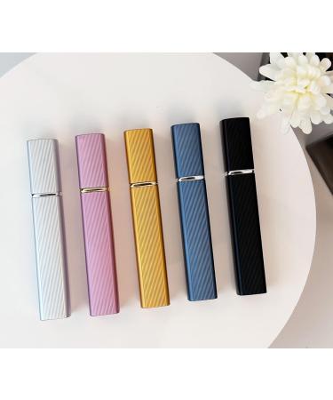 5 pieces portable 5ml refillable mini perfume atomizer bottle easy to fill empty small perfume spray atomizer multicolor (5 colours) suitable for outdoor travel-purse handbag pocket-male and female - Buy Online on GoSupps.com