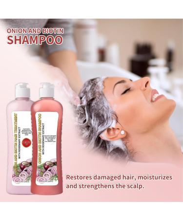  G n rique 250 ml Onion Biotin Rosemary Shampoo Strengthening Hair Cleanser Supports Thicker Hair Growth Deep Nourishment Formula Shampoo and Conditioner for All Hairs Types - Buy Online on GoSupps.com