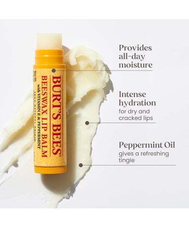 Burt's Bees Lip Balm Multipack Lip Balm Set With Beeswax & Watermelon With Vitamin E Value Duo Pack 2x4.25g Beeswax and Watermelon - Buy Online on GoSupps.com