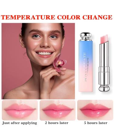 3PCS Color Changing Lipstick Set - Long Lasting Moisturizing Magic Lip Balm for Women & Girls - Buy Online on GoSupps.com