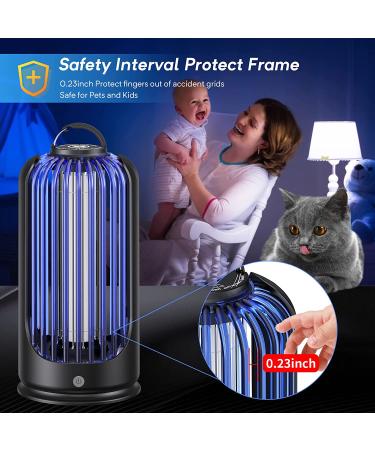 3600V Electric Bug Zapper - Indoor Outdoor Mosquito Killer with Waterproof Pest Control - 60inch USB Cable Included for Home, Patio, Backyard, Camping - Buy Online on GoSupps.com