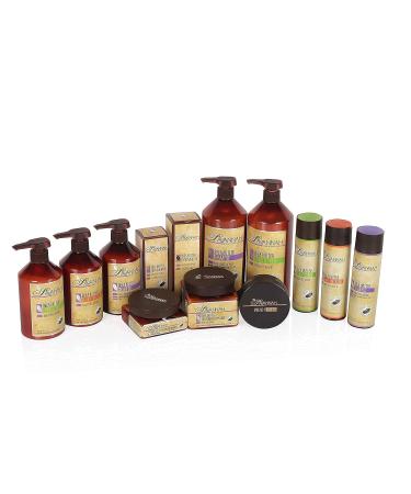 Savannah Hair Therapy Bundle: Treatment Mask & Shampoo with Shea Butter & Natural Keratin - Ideal for Normal, Dry, Curly, Dyed, and Damaged Hair - Vitamin B6, Sodium Chloride, Sulfate Free - 16.9 Oz - Buy Online on GoSupps.com