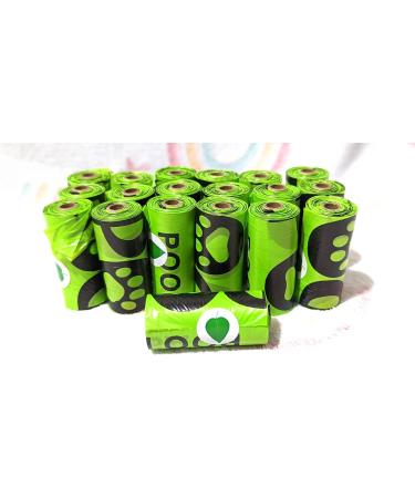 POOG Total 300 Count (Pack of 20 Rolls) Biodegradable Dog Poo Bags Lavender Scented Extra Strong Thick and Guaranteed Leak Proof included 1 Adjustable Dispenser - Buy Online on GoSupps.com