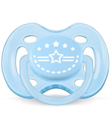 Philips Avent SCF172/01 Pacifiers - Pack of 2 Ventilated for 0-6 Months - Star Motif | Shop Internationally - Buy Online on GoSupps.com