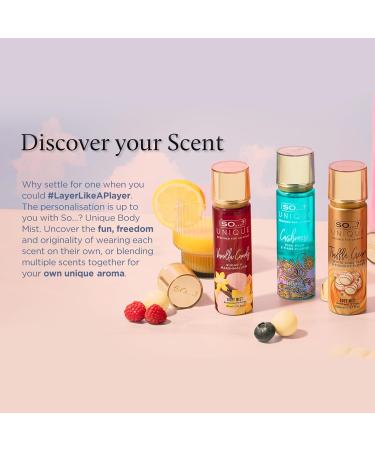 So ... Unique Truffle Cream Body Mist - Vanilla Gourmand Fruity Perfume for Women - Cruelty Free Body Spray for Women - 5.1 oz - Buy Online on GoSupps.com