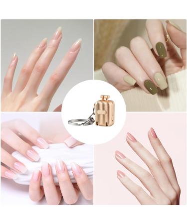 Paodduk Thick Nail Cutter Folding Nail Cutter | Keychain Nail Cutter Clipper | Adults Kids Nail Cutting Polishing Manicure Trimmer for Business Trips Gold S - Buy Online on GoSupps.com