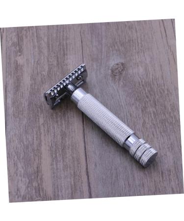 Minkissy Men's Wooden Razor Holder - Safe Double Edge Shaving Razor | Premium Steel and Solid Wood Design for an Ultimate Grooming Experience - Buy Online on GoSupps.com
