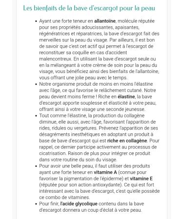  G n rique Snail Slime Cream Organic Filtered Purified Skin Care 80g - Buy Online on GoSupps.com