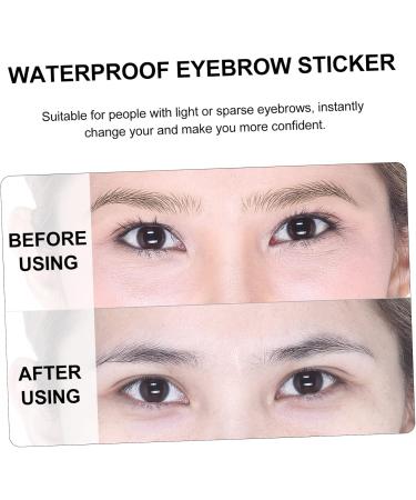 Healeved 16 Pcs Imitation Eco Eyebrow Sticker 6d Hair-like Eyebrows 3d Stickers Fake Transfer Stickers 1 count (Pack of 1) Assorted Colorx2pcs - Buy Online on GoSupps.com