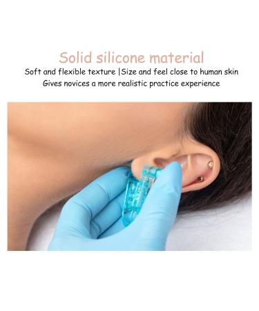 Artificial Ear Model Flexible Reusable Simulation Silicone Ear Model Convenient for Ear Piercing Exercise for Earrings Display(Deep Skin Color) - Buy Online on GoSupps.com