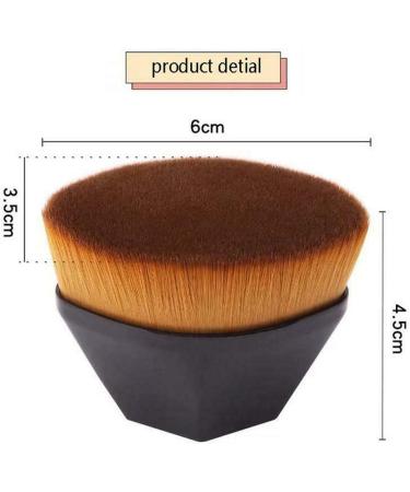 Flat Top Foundation Brush No Trace High Density Flat Top Makeup Brush Cream or Flawless Powder Cosmetics Full Coverage Face & Body Brush - Buy Online on GoSupps.com