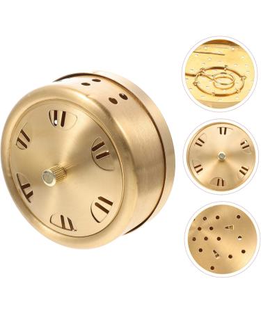 Healeeved 5er-Box Smoke-Free Moxibustion Tool Set - Adjustable Copper Moxa-Stick Container 5PCs Golden Moxibustion Box for Home Use - Buy Online on GoSupps.com