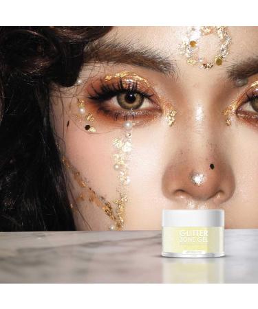  Rubu22a Body Glitter Set of 4 holographic glitter gels for body face hair and lips - Light-changing glitter (4) - Buy Online on GoSupps.com