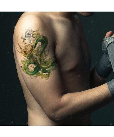 Oottati 12 Large Temporary Tattoos - Watercolor Flower Arm Design for Men and Women - Buy Online on GoSupps.com
