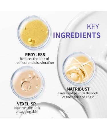 Neck Firming Cream - Advanced Anti-Aging Cream for Tightening Wrinkle Reduction & Even Skin Tone | Repair Complex for Decolletage & Double Chin - Buy Online on GoSupps.com