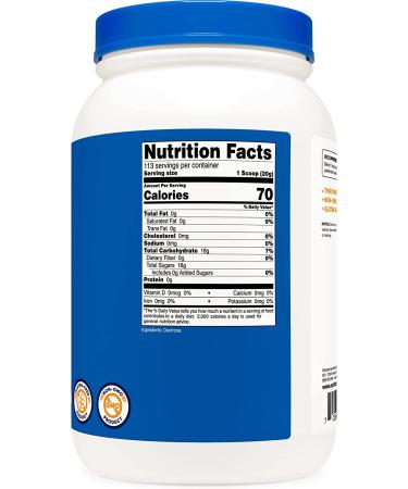 Dextrose Powder 5 lbs - Non-GMO, Gluten-Free - Nutricost 5lb Bag - Buy Online on GoSupps.com