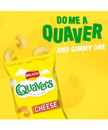 Quavers Cheese Snacks 12 x 16g - Delicious Crunchy Flavored Chips - Buy Online on GoSupps.com
